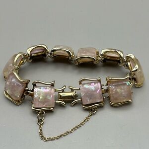 Elegant Gold and Tan Coro Bracelet